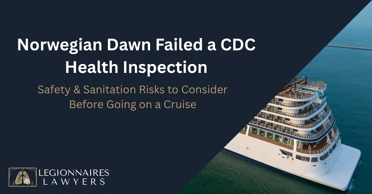norwegian dawn failed a cdc health inspection